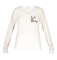 Wildfox LA baby sweater cream