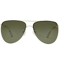 Le Specs The Prince Sonnenbrille Gold khaki