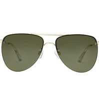 Le Specs The Prince zonnebril goud-khaki