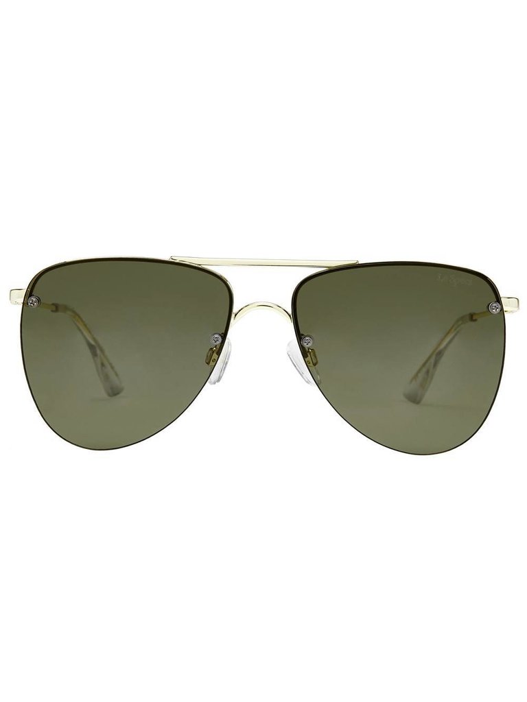 Le Specs The Prince sunglasses gold khaki