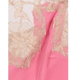 Gold Hawk Marilyn singlet pink with beige lace