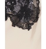 Gold Hawk Marilyn singlet crème met zwart kant