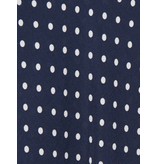 Gold Hawk Jurk donkerblauw met witte stippen