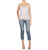 Gold Hawk Floral singlet grijs met beige kant