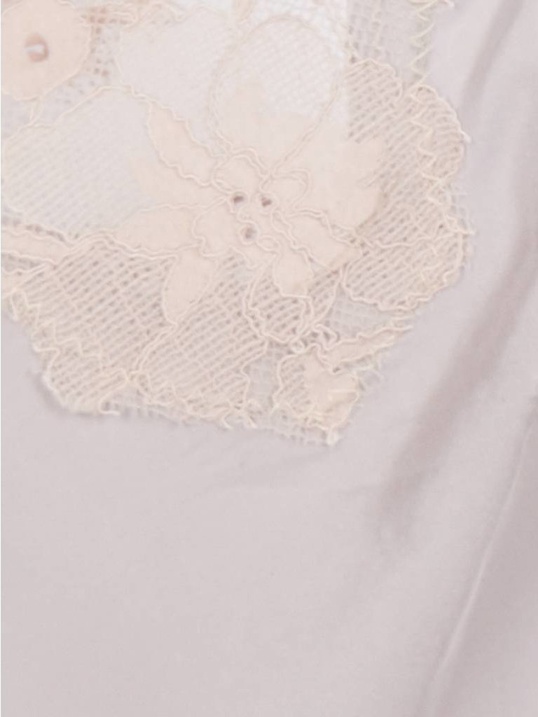 Gold Hawk Floral singlet grijs met beige kant