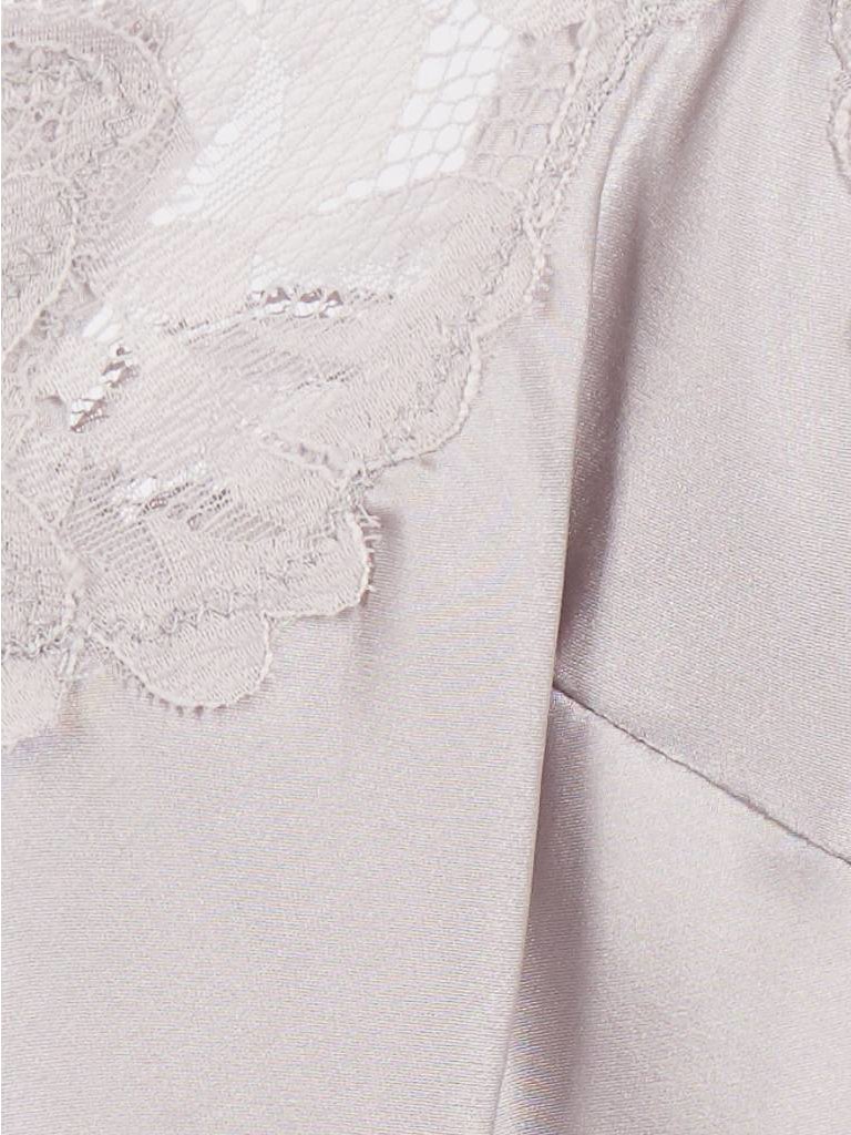 Gold Hawk Floral singlet met kant grijs