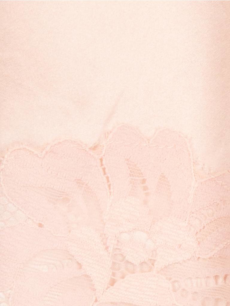 Gold Hawk Floral Top mit Spitze hellrosa
