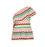 M Missoni One-shoulder top pink