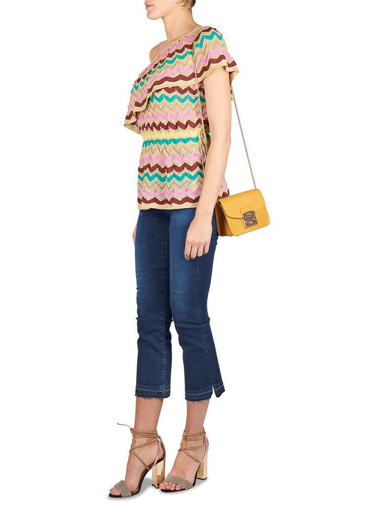 M Missoni Ein-Schulter Top Rosa