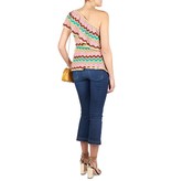 M Missoni One-shoulder top pink