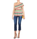 M Missoni Ein-Schulter Top Rosa