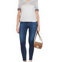 Notes Du Nord T-Shirt mit Leopardenmuster Detail grau