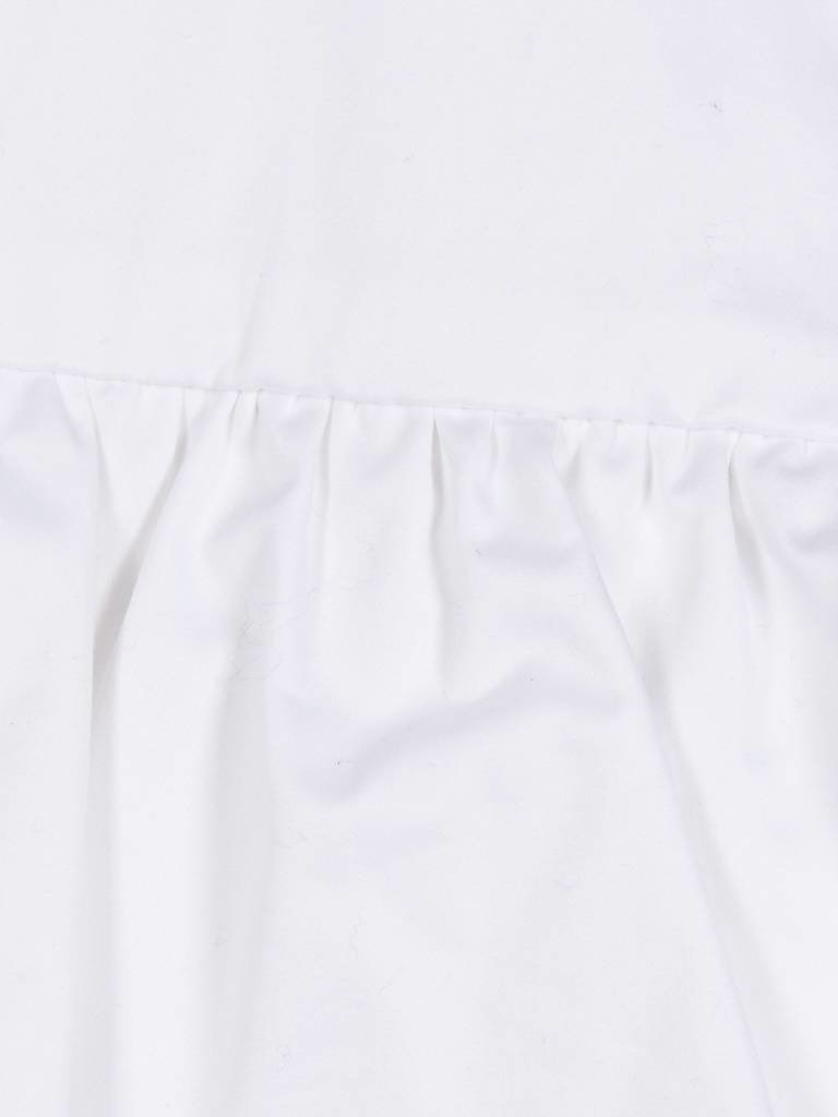 Notes Du Nord Blusenkleid mit Ausgeschnittene Schultern Weiß