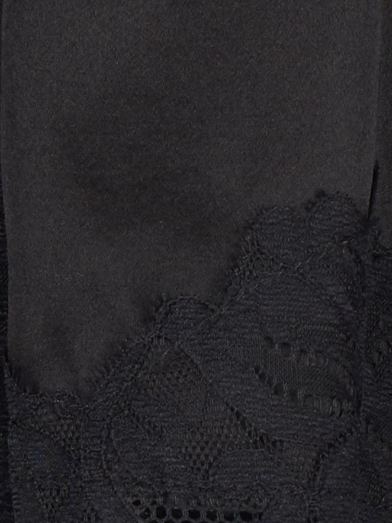 Gold Hawk Floral shorts with lace black