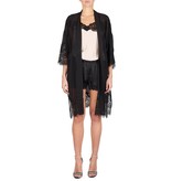 Gold Hawk Kimono met kant zwart