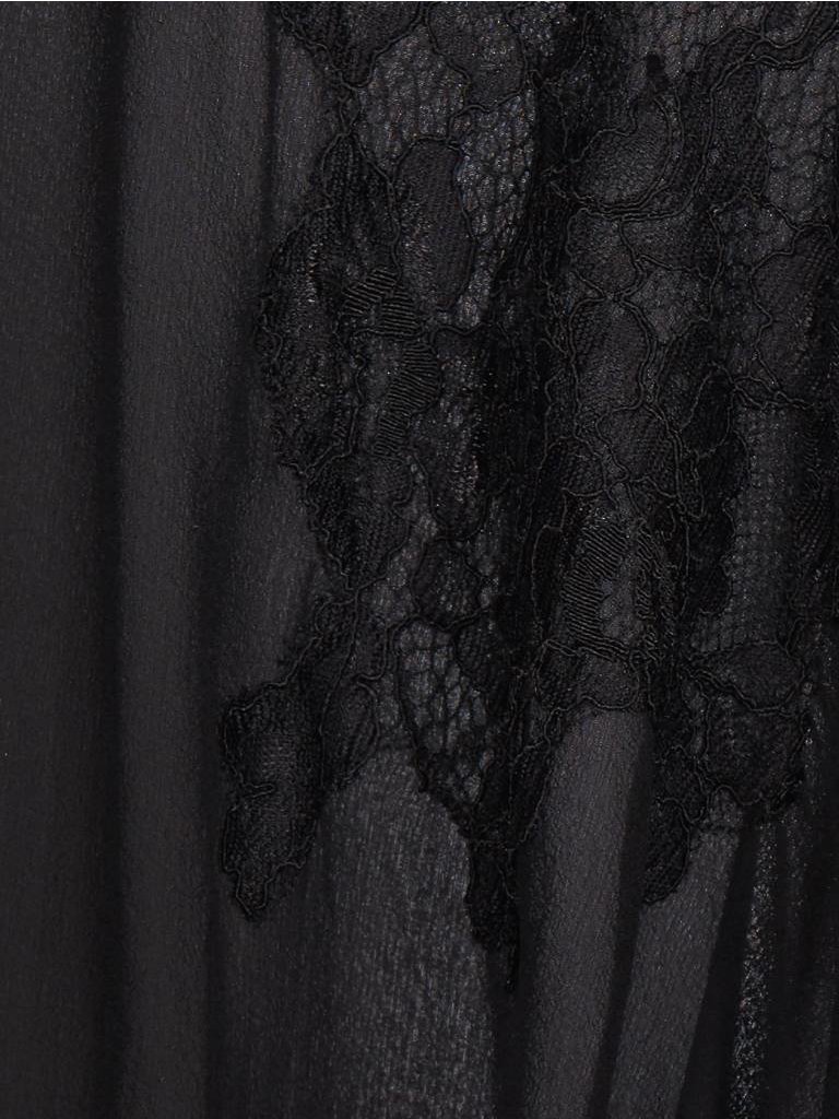 Gold Hawk Kimono met kant zwart