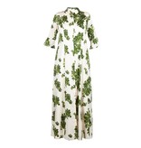 Notes Du Nord Azura maxi jurk wit