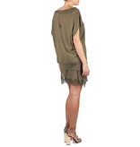 Gold Hawk Dress army green