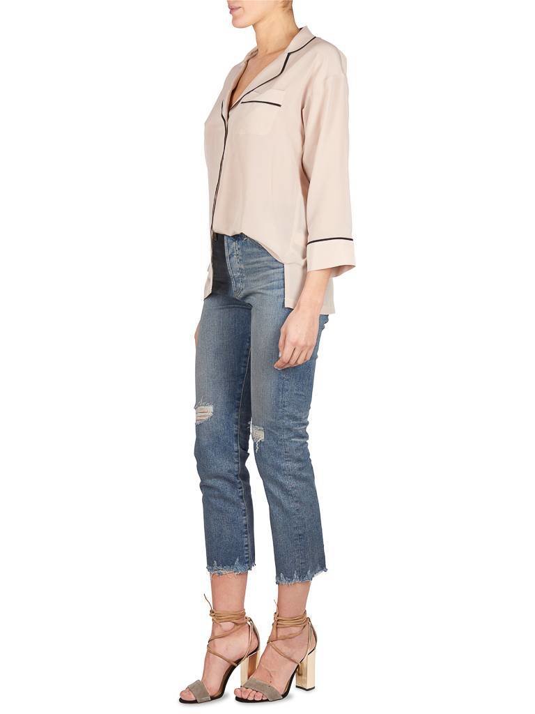 Gold Hawk Pyjama blouse beige