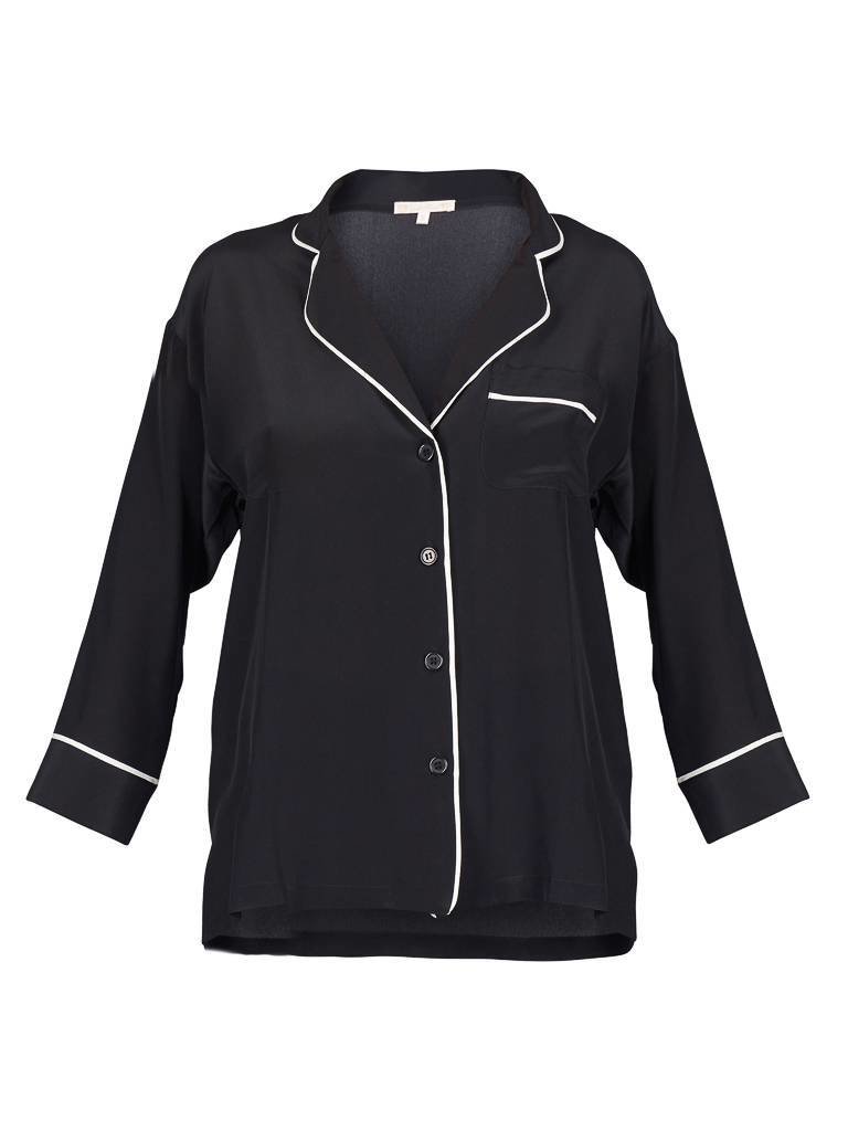 Gold Hawk Pyjama blouse zwart