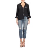 Gold Hawk Pyjama blouse black