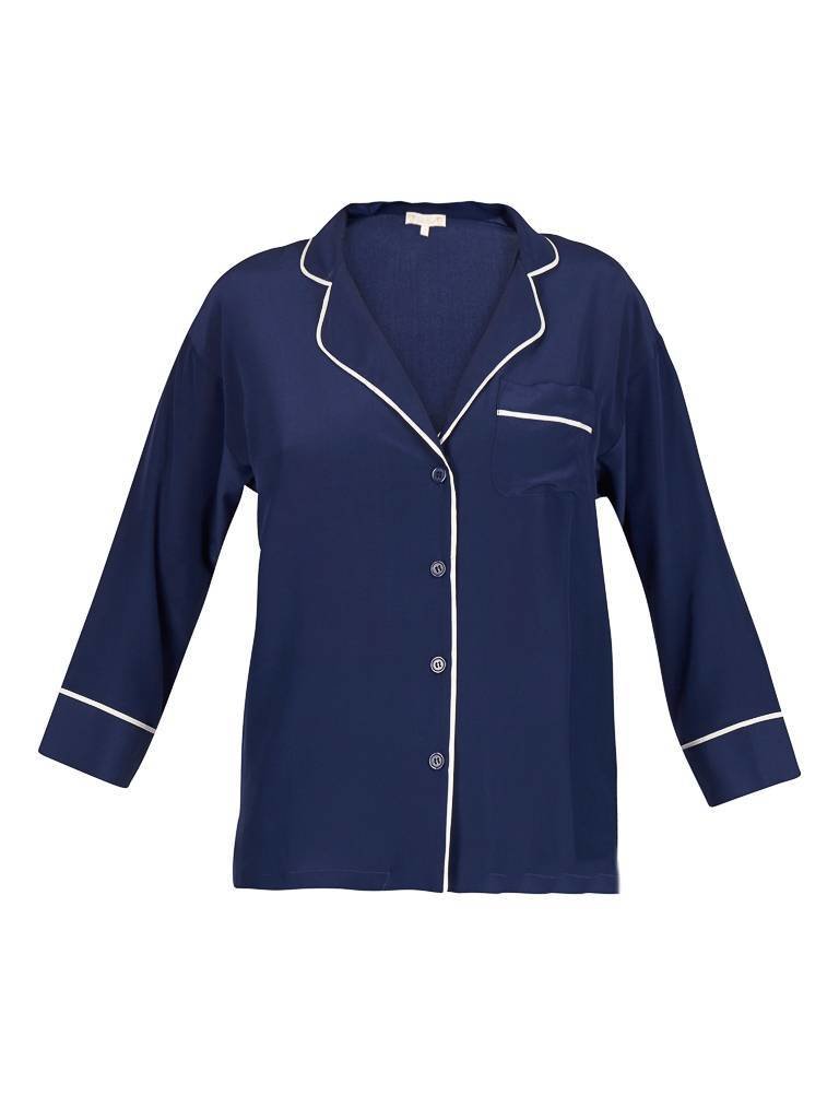 Gold Hawk Pyjama blouse dark blue