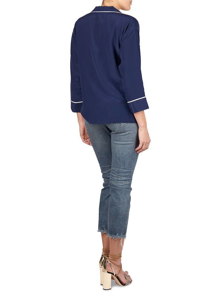 Gold Hawk Pyjama blouse donkerblauw