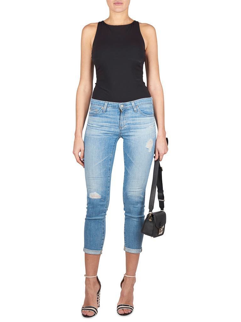 Adriano Goldschmied The stilt roll-up jeans lichtblauw