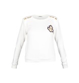 Pierre Balmain Sweater with anchor application white