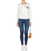 Pierre Balmain Sweater met anker applicatie wit