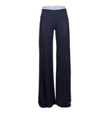 Pierre Balmain Plissee Hose dunkelblau