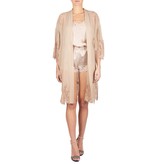 Gold Hawk Kimono met kant beige