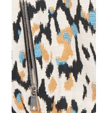 Áeron Bomberjacke mit Druck Multi-Creme