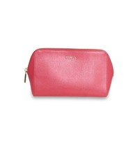 Furla Electra cosmetic cases red pink gold