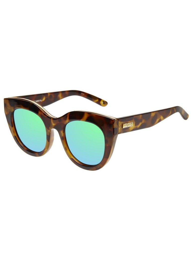 Le Specs Air Heart Sonnenbrille milky tort