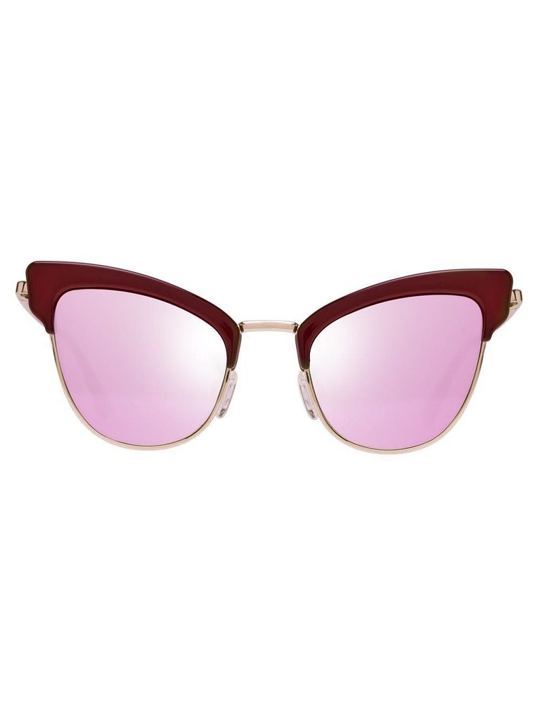 Le Specs Luxe Ashanti Sonnenbrille Garnet Rose