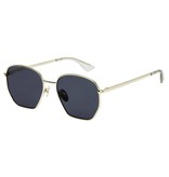 Le Specs Luxe Ottoman sunglasses gold with smoke mono lenses