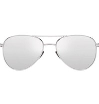 Le Specs Luxe Imperium sunglasses platinum silver