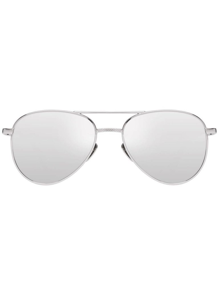 Le Specs Luxe Imperium sunglasses platinum silver