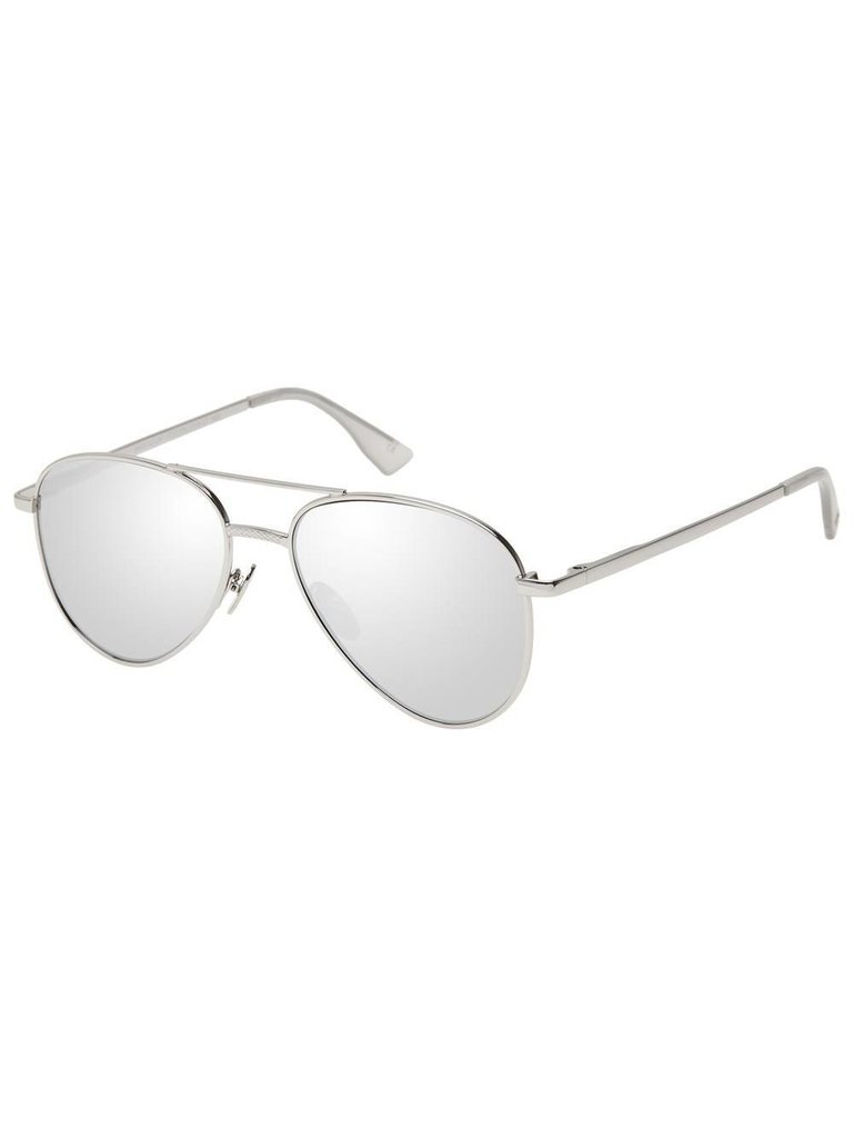 Le Specs Luxe Imperium sunglasses platinum silver