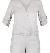 Bella Dahl Wrap jumpsuit light grey