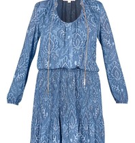 Michael Kors Kleid mit Aufdruck blau