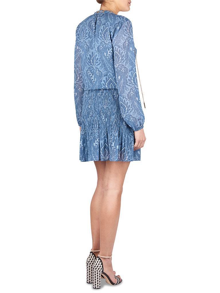 Michael Kors Kleid mit Aufdruck blau