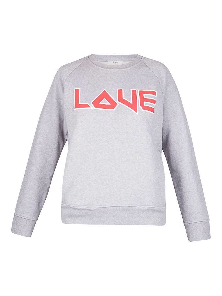 Rika Love Sweatshirt grau