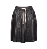 Rika Lake Lederrock schwarz