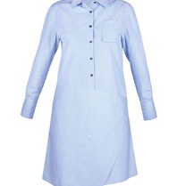 Rika Demian dress light blue striped