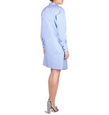 Rika Demian dress light blue striped