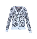Rika Zack Weste Leopard hellblau