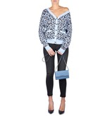 Rika Zack cardigan leopard light blue