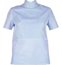 Rika June top striped white-blue